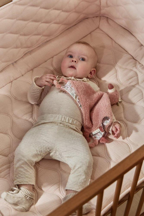 Doudou com Fita para Chupeta Little Dutch Flamingo Safari Friends