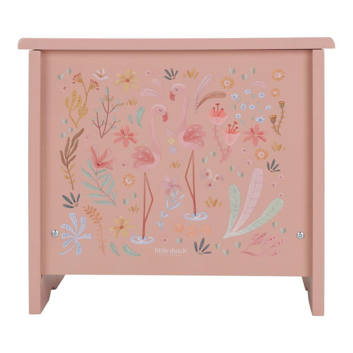 Piano em Madeira Little Dutch Safari Friends Rosa