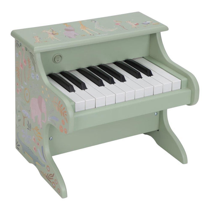 Piano em Madeira Little Dutch Safari Friends Verde