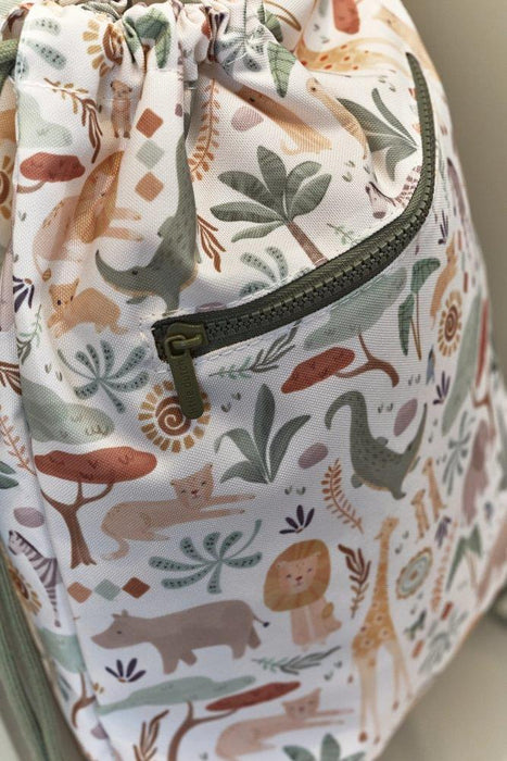 Saco/Mochila Little Dutch Safari Friends