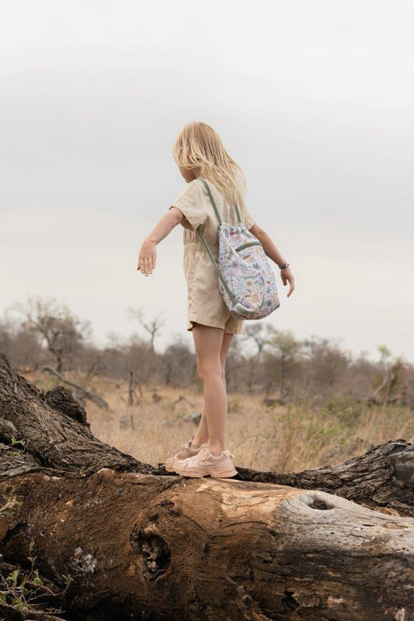 Saco/Mochila Little Dutch Safari Friends