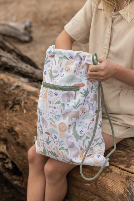 Saco/Mochila Little Dutch Safari Friends