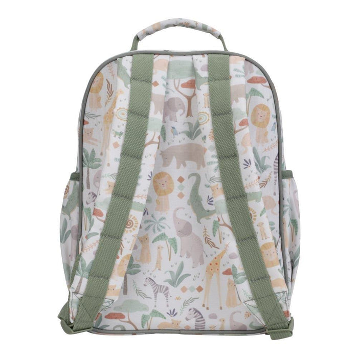 Mochila Little Dutch Safari Friends Branco 35cm