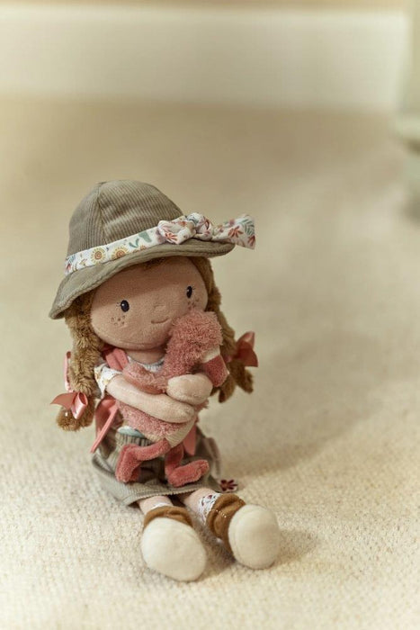 Boneca de Peluche Little Dutch Rosa Safari Friends 35cm