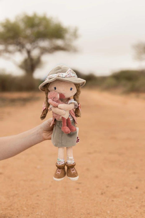 Boneca de Peluche Little Dutch Rosa Safari Friends 35cm