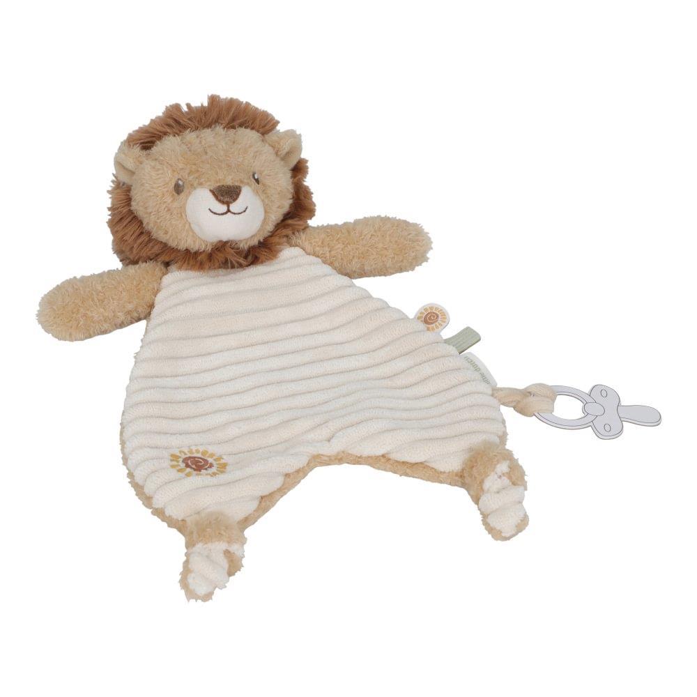 Doudou com Clip para Chupeta Little Dutch Safari Friends Leão