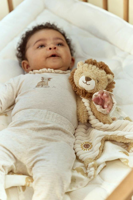 Doudou com Clip para Chupeta Little Dutch Leão Safari Friends