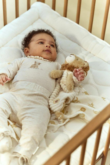 Doudou com Clip para Chupeta Little Dutch Leão Safari Friends
