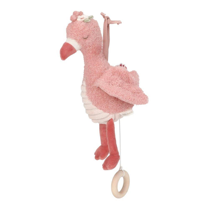Peluche Musical Little Dutch Flamingo Safari Friends