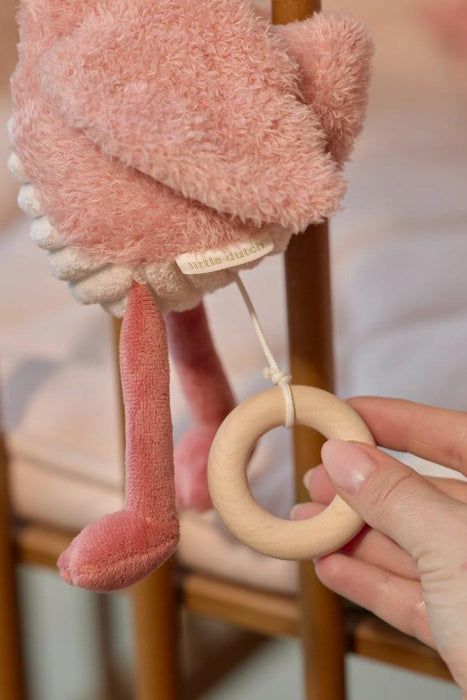 Peluche Musical Little Dutch Flamingo Safari Friends