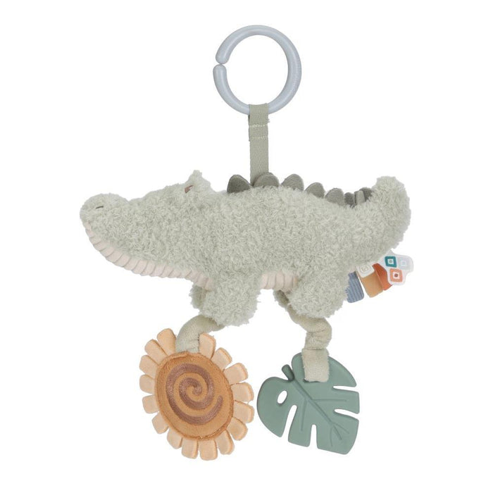 Peluche de Atividades com Argola Little Dutch Safari Friends Crocodilo
