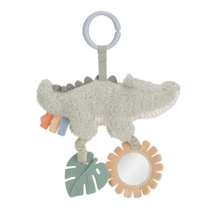 Peluche de Atividades com Argola Little Dutch Safari Friends Crocodilo