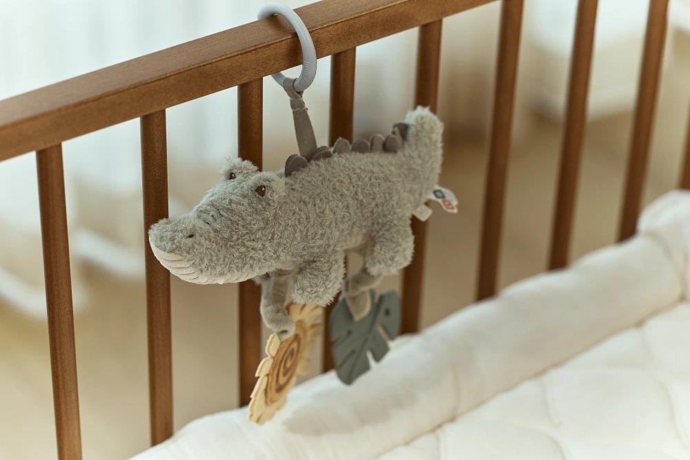 Peluche de Atividades com Argola Little Dutch Safari Friends Crocodilo