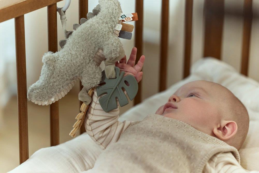 Peluche de Atividades com Argola Little Dutch Safari Friends Crocodilo