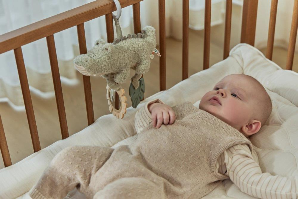 Peluche de Atividades com Argola Little Dutch Safari Friends Crocodilo