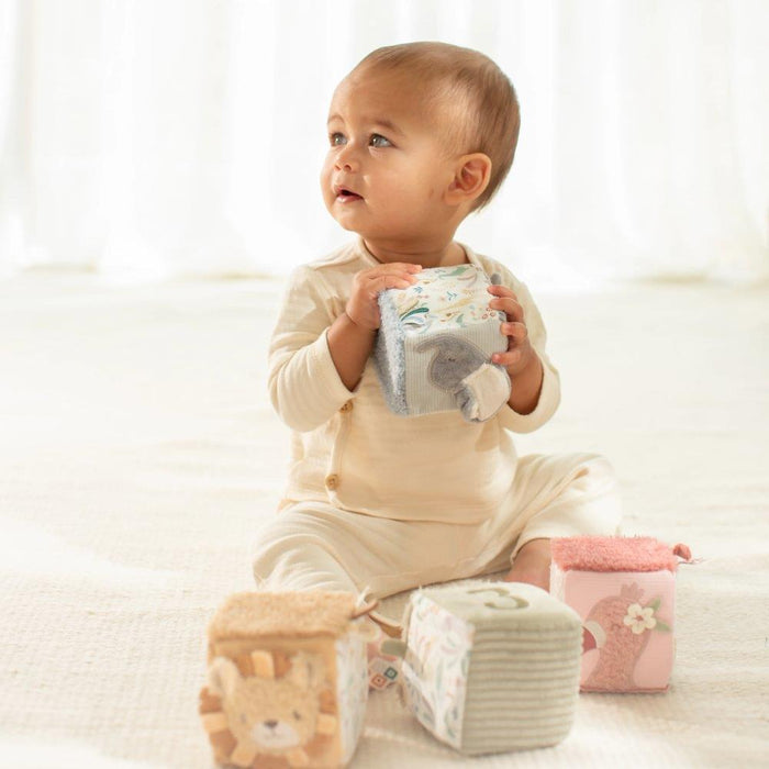 4 Cubos Soft de Atividades Little Dutch Safari Friends