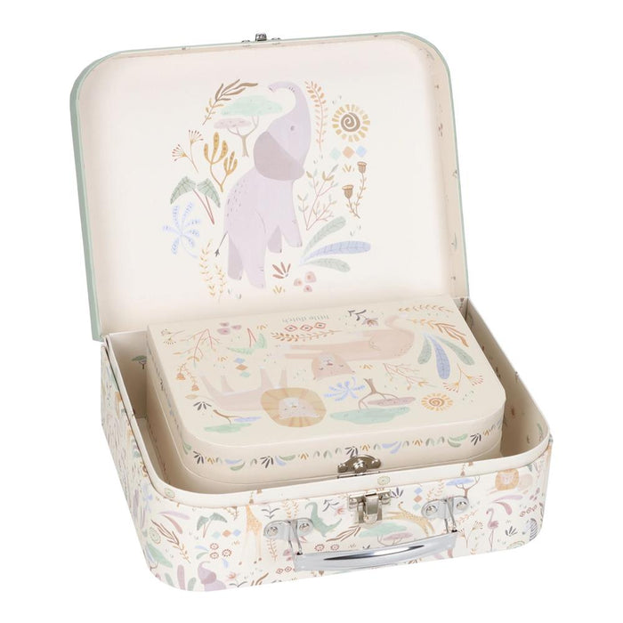 Conjunto de 2 Malas Little Dutch Safari Friends Verde