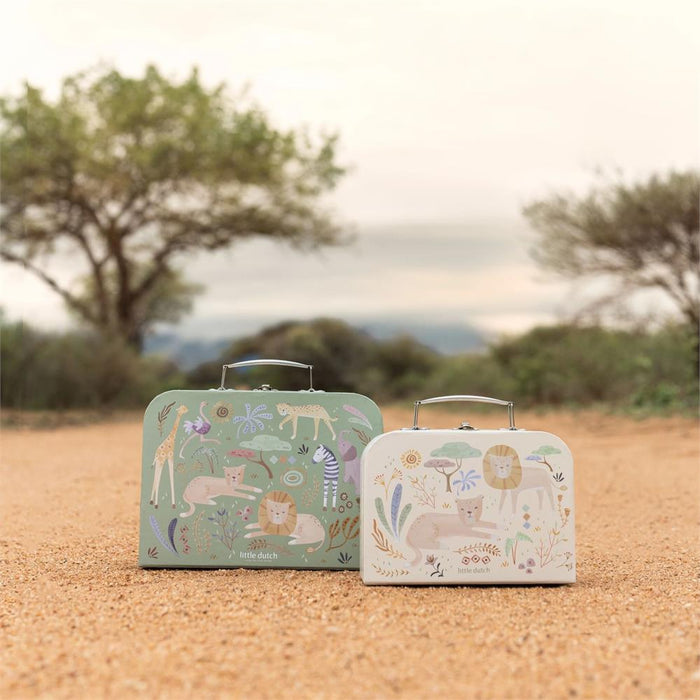 Conjunto de 2 Malas Little Dutch Safari Friends Verde