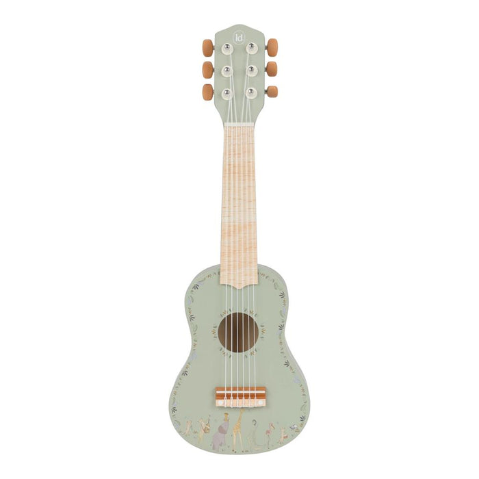 Guitarra em Madeira Little Dutch Safari Friends Verde