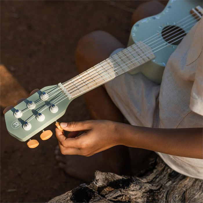 Guitarra em Madeira Little Dutch Safari Friends Verde