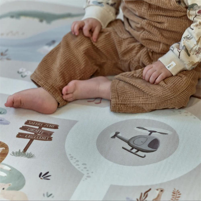 Tapete Pista de Carros Little Dutch Safari Friends 100x140cm