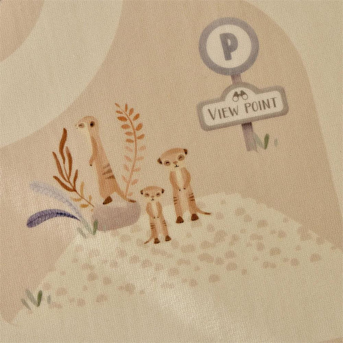 Tapete Pista de Carros Little Dutch Safari Friends 100x140cm