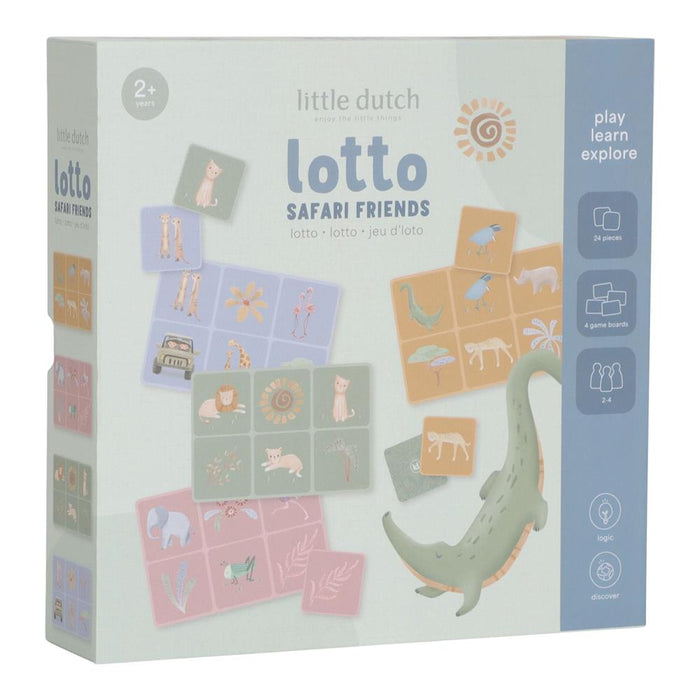 Jogo Loto Little Dutch Safari Friends 24 Peças