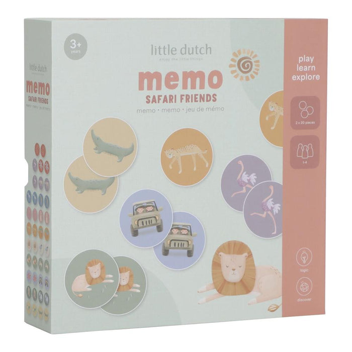 Jogo da Memória Little Dutch Safari Friends