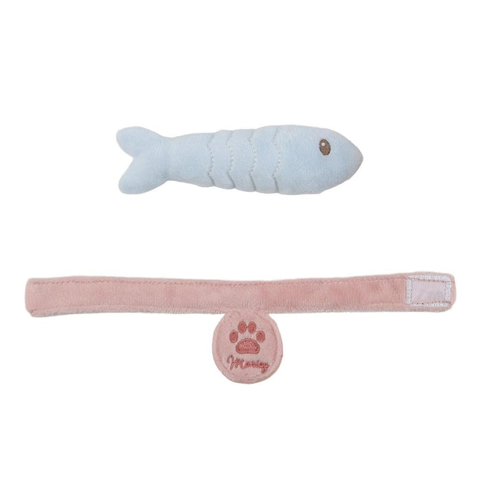 Peluche Gato Marley com Mala de Transporte Little Dutch