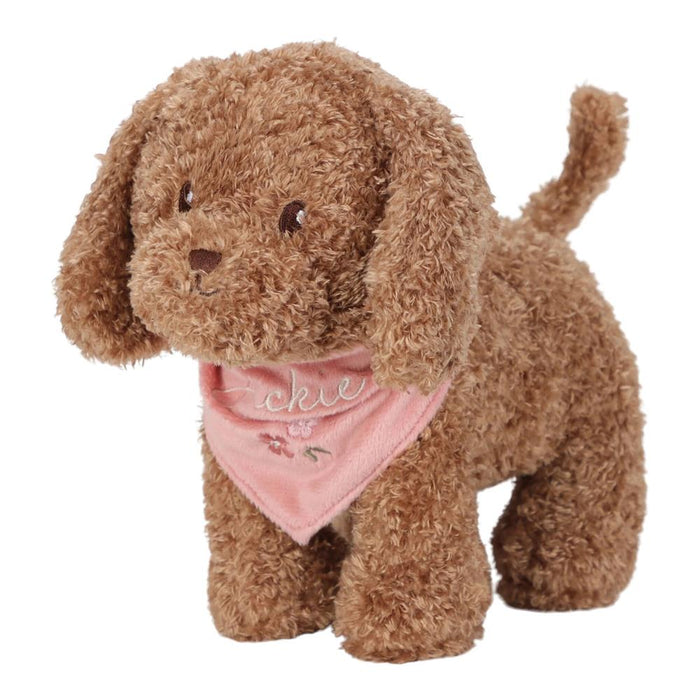 Peluche Cão Jackie com Mala de Transporte Little Dutch