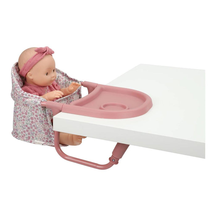 Cadeira da Papa de Mesa para Boneca Little Dutch Rosa Flores