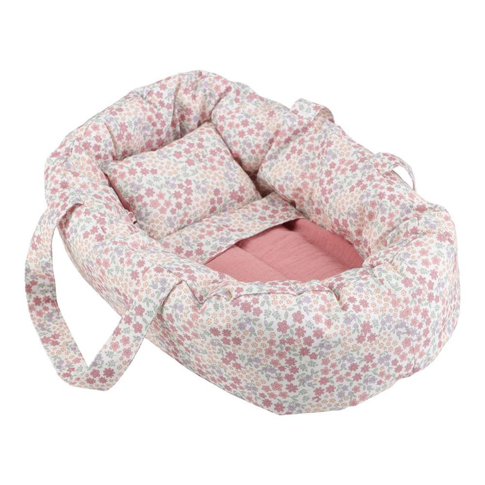 Alcofa para Bonecas Little Dutch Rosa Flores