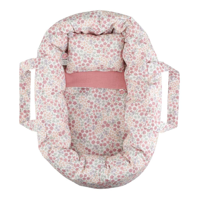 Alcofa para Bonecas Little Dutch Rosa Flores
