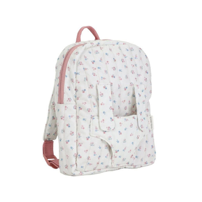 Mochila Porta-Bebé para Boneca Little Dutch Rosa Flores