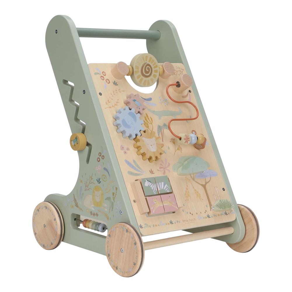 Andador de Atividades em Madeira Little Dutch Safari Friends