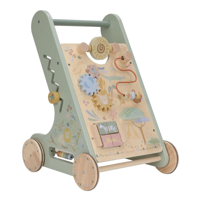 Andador de Atividades em Madeira Little Dutch Safari Friends