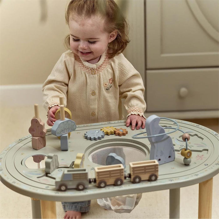 Mesa de Atividades XL em Madeira Little Dutch Safari Friends