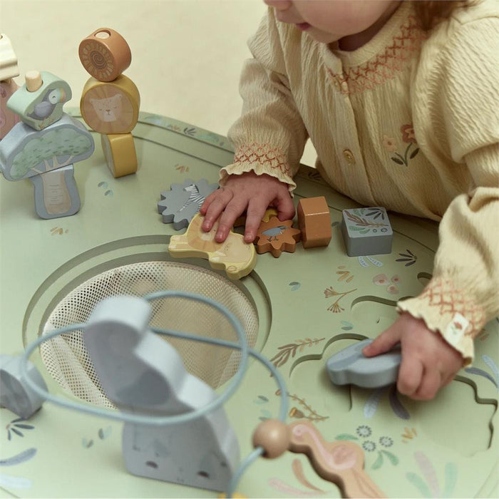 Mesa de Atividades XL em Madeira Little Dutch Safari Friends