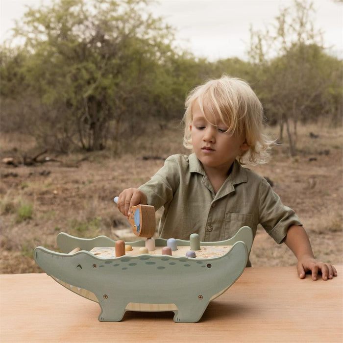 Jogo de Martelo em Madeira Little Dutch Safari Friends