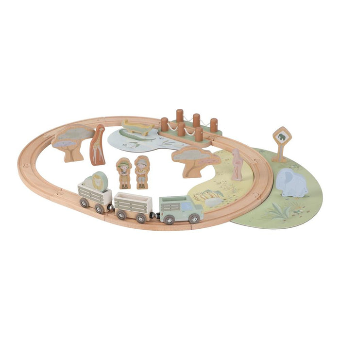 Pista de Comboio em Madeira Little Dutch Safari Friends