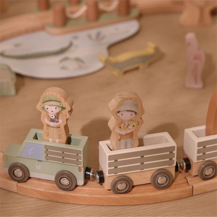 Pista de Comboio em Madeira Little Dutch Safari Friends