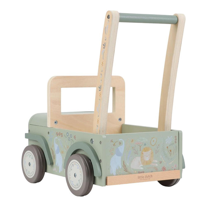 Carro de Empurrar em Madeira Little Dutch Safari Friends
