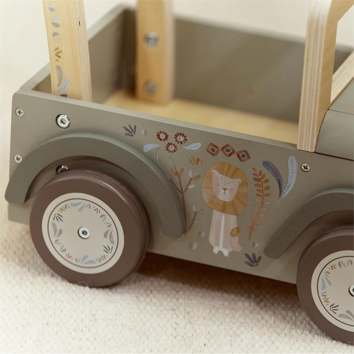 Carro de Empurrar em Madeira Little Dutch Safari Friends