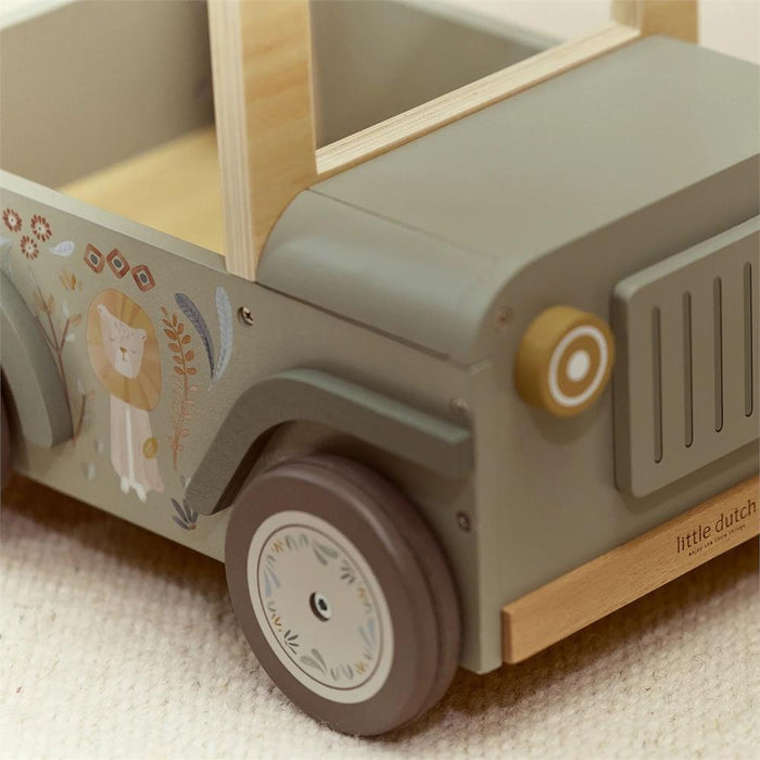 Carro de Empurrar em Madeira Little Dutch Safari Friends