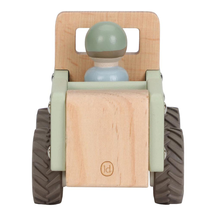 Carro com Figura em Madeira Little Dutch Safari Friends