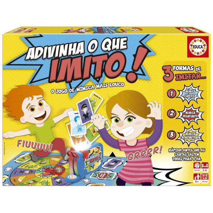 Jogo Educa Mímica - Adivinha o Que Imito
