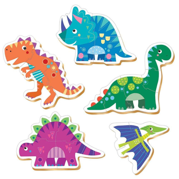 Puzzles Educa Baby Dinossauros 5 Peças +24m