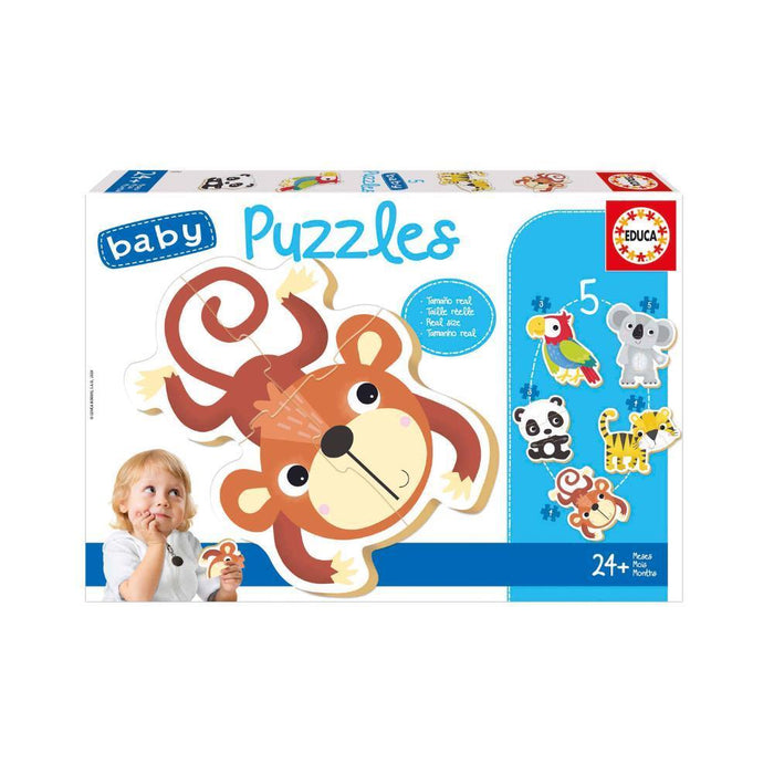 5 Puzzles Educa Baby Fauna Selvagem