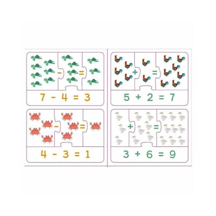 Jogo Educativo Educa Aprender Divertido Operações Matemáticas 64 Peças