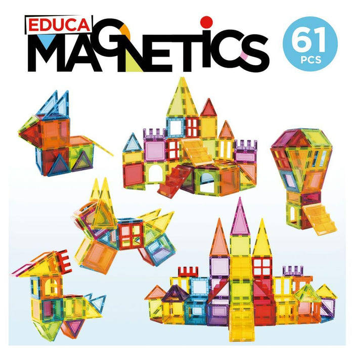 Magnetic Building Game 61 Pieces